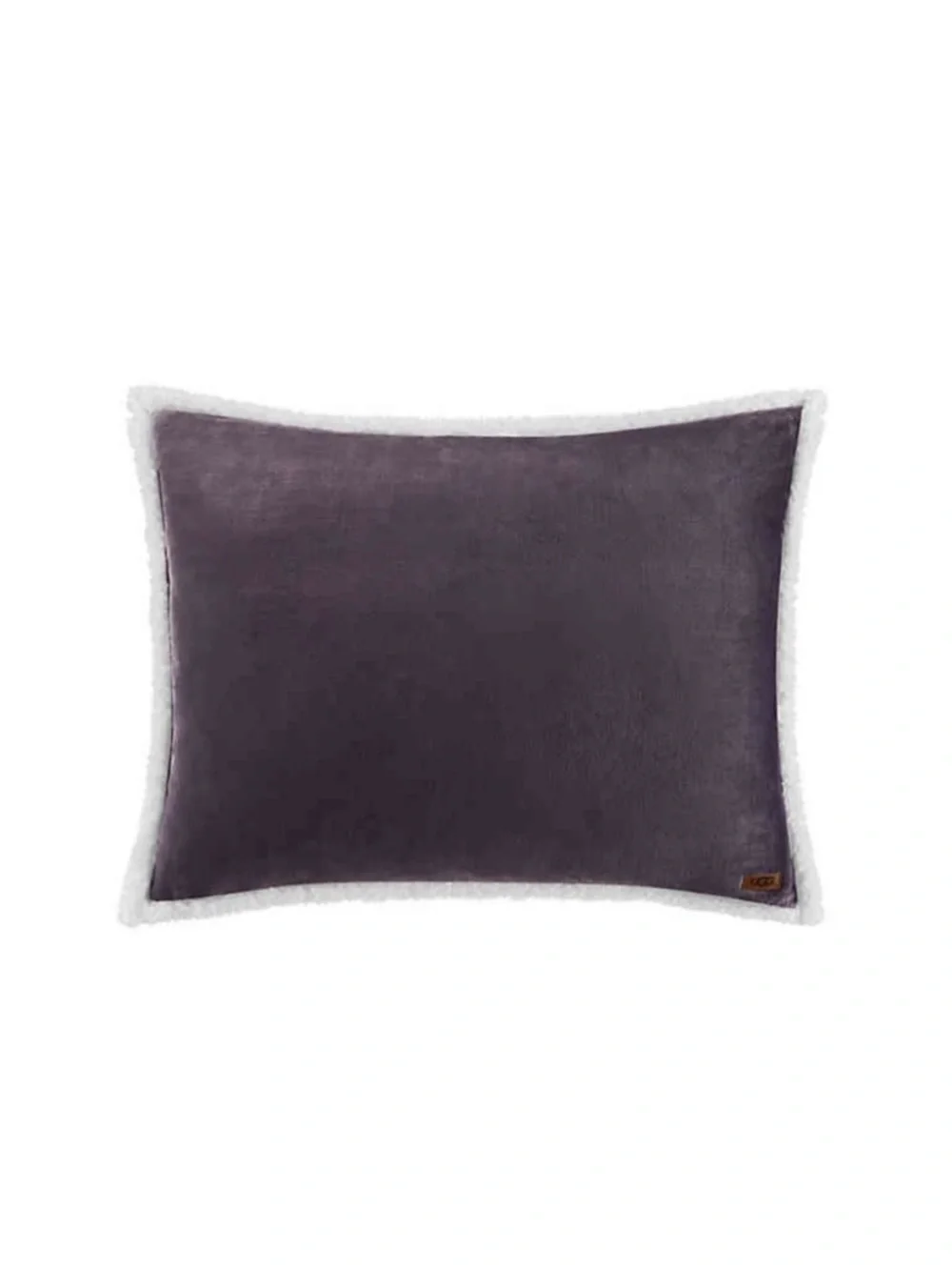 UGG King Pillow Shams Purple Sherpa Fleece Pillow Case Bedding